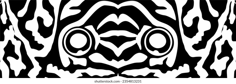 Artistic Motifs Pattern Inspired by Symphysodon or Discus Fish Skin, for decoration, ornate, background, website, wallpaper, fashion, interior, cover, animal print, or graphic design element