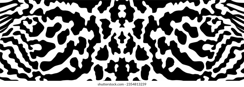 Artistic Motifs Pattern Inspired by Symphysodon or Discus Fish Skin, for decoration, ornate, background, website, wallpaper, fashion, interior, cover, animal print, or graphic design element