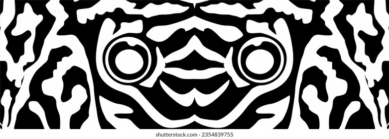 Von Symphysodon oder Discus Fish Skin inspiriertes Muster für künstlerische Motive, für Dekoration, Ornat, Hintergrund, Website, Bildschirmhintergrund, Mode, Interieur, Cover, Tierabdruck oder Grafikdesign