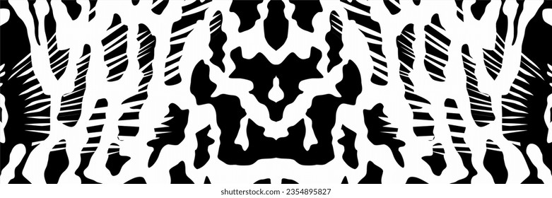 Von Symphysodon oder Discus Fish Skin inspiriertes Muster für künstlerische Motive, für Dekoration, Ornat, Hintergrund, Website, Bildschirmhintergrund, Mode, Interieur, Cover, Tierabdruck oder Grafikdesign