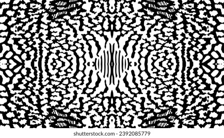Artistic Motifs Pattern Inspired by Symphysodon or Discus Fish Skin, for decoration, ornate, background, website, wallpaper, fashion, interior, cover, animal print, or graphic design element