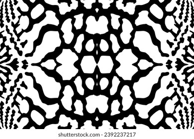 Von Symphysodon oder Discus Fish Skin inspiriertes Muster für künstlerische Motive, für Dekoration, Ornat, Hintergrund, Website, Bildschirmhintergrund, Mode, Interieur, Cover, Tierabdruck oder Grafikdesign