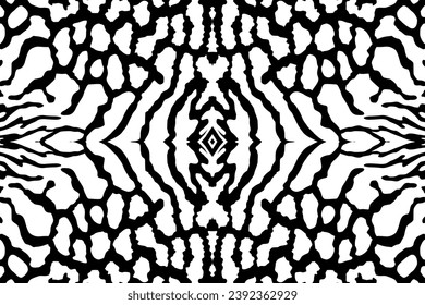 Artistic Motifs Pattern Inspired by Symphysodon or Discus Fish Skin, for decoration, ornate, background, website, wallpaper, fashion, interior, cover, animal print, or graphic design element