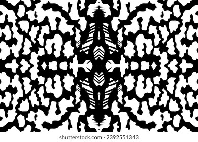 Artistic Motifs Pattern Inspired by Symphysodon or Discus Fish Skin, for decoration, ornate, background, website, wallpaper, fashion, interior, cover, animal print, or graphic design element