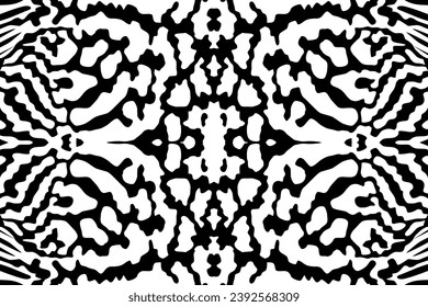 Artistic Motifs Pattern Inspired by Symphysodon or Discus Fish Skin, for decoration, ornate, background, website, wallpaper, fashion, interior, cover, animal print, or graphic design element