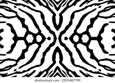 Artistic Motifs Pattern Inspired by Symphysodon or Discus Fish Skin, for decoration, ornate, background, website, wallpaper, fashion, interior, cover, animal print, or graphic design element