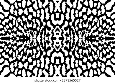 Artistic Motifs Pattern Inspired by Symphysodon or Discus Fish Skin, for decoration, ornate, background, website, wallpaper, fashion, interior, cover, animal print, or graphic design element