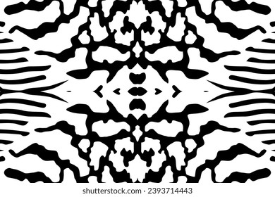 Artistic Motifs Pattern Inspired by Symphysodon or Discus Fish Skin, for decoration, ornate, background, website, wallpaper, fashion, interior, cover, animal print, or graphic design element