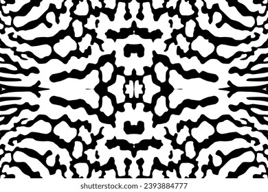 Artistic Motifs Pattern Inspired by Symphysodon or Discus Fish Skin, for decoration, ornate, background, website, wallpaper, fashion, interior, cover, animal print, or graphic design element