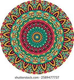 Artistic and Ornamental Mandala Design