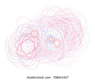 Artistic oval & mixed background pattern abstract. Vector illustration graphic.