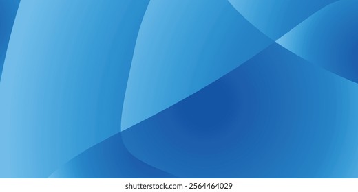 Artistic overlapping blue shapes with gradients.	Ideal for vibrant digital campaigns or layered graphic designs.
