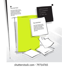 Page design template with text | Public domain vectors