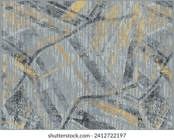 Artistic paint artwork pattern Modern trendy mid century abstract shapes, textures, lines, nature tissues geometric shapes carpet, rug, cover, duvet cover, curtain, pillow, bedding, shaw digital print