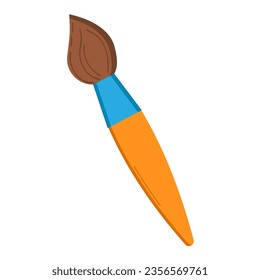 artistic paint brush vector illustration