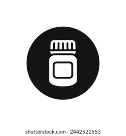 Icono de vector de tarro de pintura artística