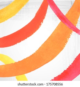 Artistic paint vector card