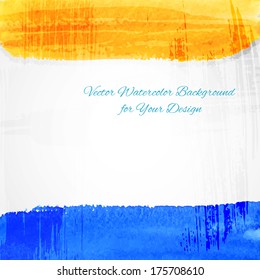 Artistic paint vector card