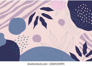 Artistic painted hand drawn backgrounds illustration. 