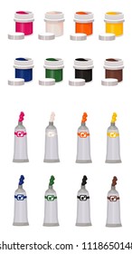 artistic paints, vector