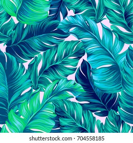 artistic palms pattern with seamless vector design. amazing palm trees layers. Pattern for summer designs.