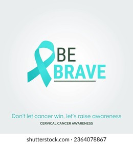 Artistic Path to Cervical Cancer Awareness Vector Background Impact