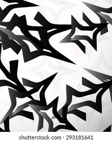 Artistic pattern, background with scattered abstract shapes.