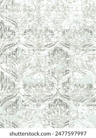 Artistic pattern design retro style floral vintage texture surface in vector