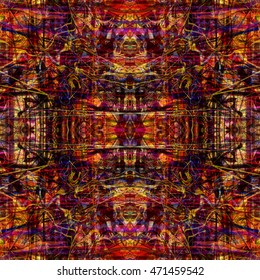 Artistic pattern. Ethnic background for fabric, print, wrapping