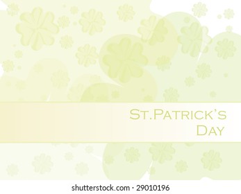 patrón artístico shamrock fondo floral