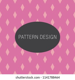 Artistic Pink Geometric Shapes pattern , seamless background can use for design , vector.
