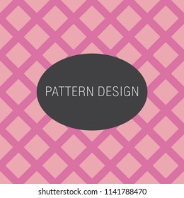 Artistic Pink Geometric Shapes pattern , seamless background can use for design , vector.
