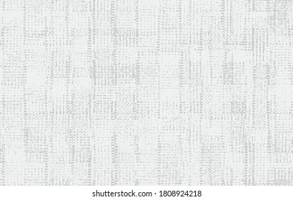 Artistic plaid check seamless patten vector in white art and linen  . Modern vintage effect fabric texture print design for carpet, rug, flooring, suit,  digital or weaving pattern