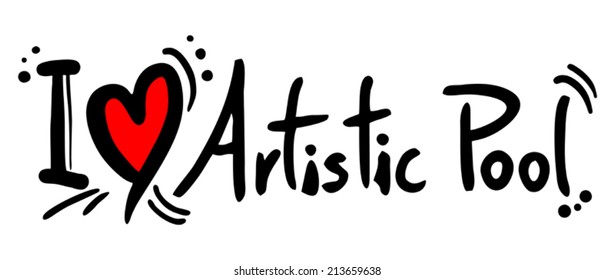 Artistic pool