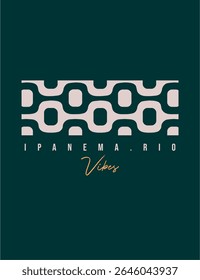Artistic portrayal of Rio’s skyline and iconic elements. Ideal for tourism, fashion prints, and cultural branding.