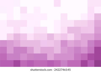 Künstlerisch-violetter Pixelhintergrund, Farbverlauf-abstrakter Fliesenhintergrund. Rechteckiges bunter Prüfmuster.
