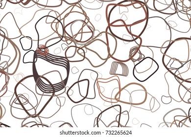 Artistic random rounded shapes background pattern abstract. Vector illustration graphic.
