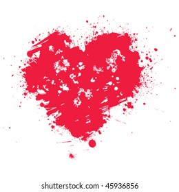 artistic red heart