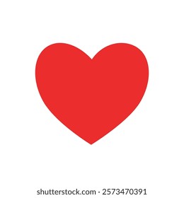 Artistic red heart love symbols isolated editable. Red heart