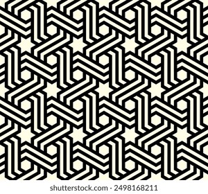 Artístico Repitiendo patrones de Formas decorativas. Patrón geométrico sin fisuras de Vector imprimible.