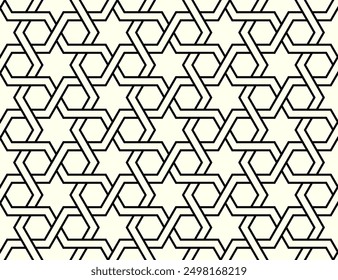 Artistic Repeating patterns of decorative shapes. Geometric Seamless pattern of printable vector.