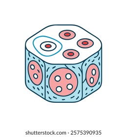 Artistic Representation of Cuboidal Cells Anatomy