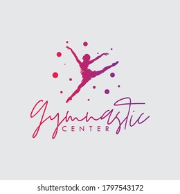 Artistic rhythmic gymnastic center logo