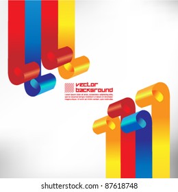 artistic ribbon design
