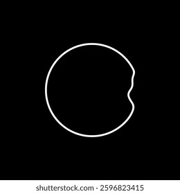 Artistic Round Lines, Artistic Round Lines Shape, can use for Logo, Apps, Website, Contemporary Ornate, Frame Work, Copyspace, Icon, Symbol, Cover or Graphic Design Element. Vector Illustration