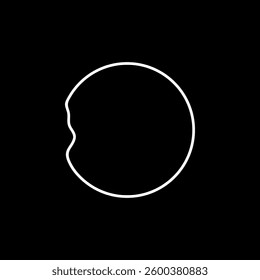 Artistic Round Lines, Artistic Round Lines Shape, can use for Logo, Apps, Website, Contemporary Ornate, Frame Work, Copyspace, Icon, Symbol, Cover or Graphic Design Element. Vector Illustration