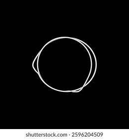 Artistic Round Lines, Weaving Style, can use for Logo, Apps, Website, Contemporary Ornate, Frame Work, Copyspace, Icon, Symbol, Cover or Graphic Design Element. Vector Illustration