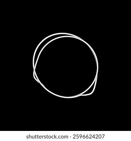Artistic Round Lines, Weaving Style, can use for Logo, Apps, Website, Contemporary Ornate, Frame Work, Copyspace, Icon, Symbol, Cover or Graphic Design Element. Vector Illustration