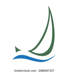 Diseño de iconos de concepto artístico de vela