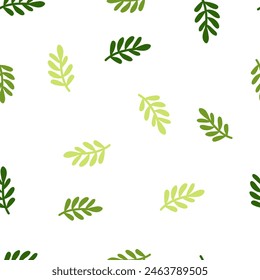 Artistic seamless foliage design, blending abstract and organic elements for versatile use in fashion, paper goods, and home decor.